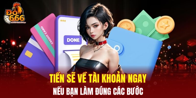 Tiền sẽ về tài khoản ngay nếu bạn làm đúng các bước