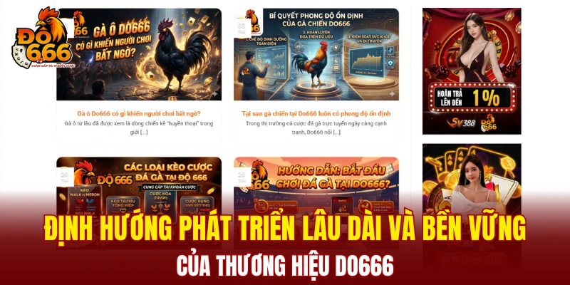 Định hướng phát triển lâu dài và bền vững của thương hiệu DO666